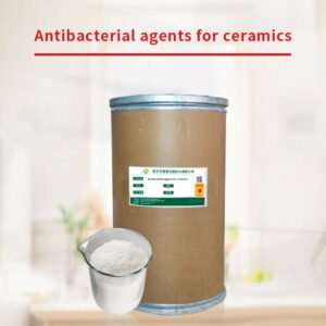 Antibacterial agent for ceramics