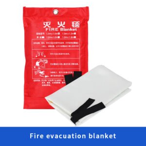 Fire escape fire blanket