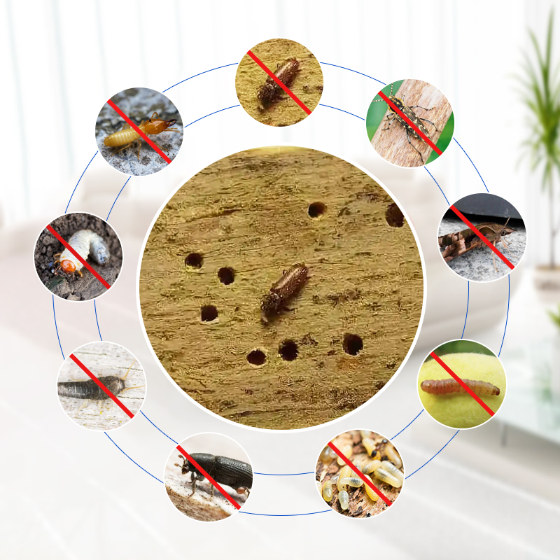 SCJ-1 wood insecticide a wood pest control agent that kills termites and woodworms. - Image 5